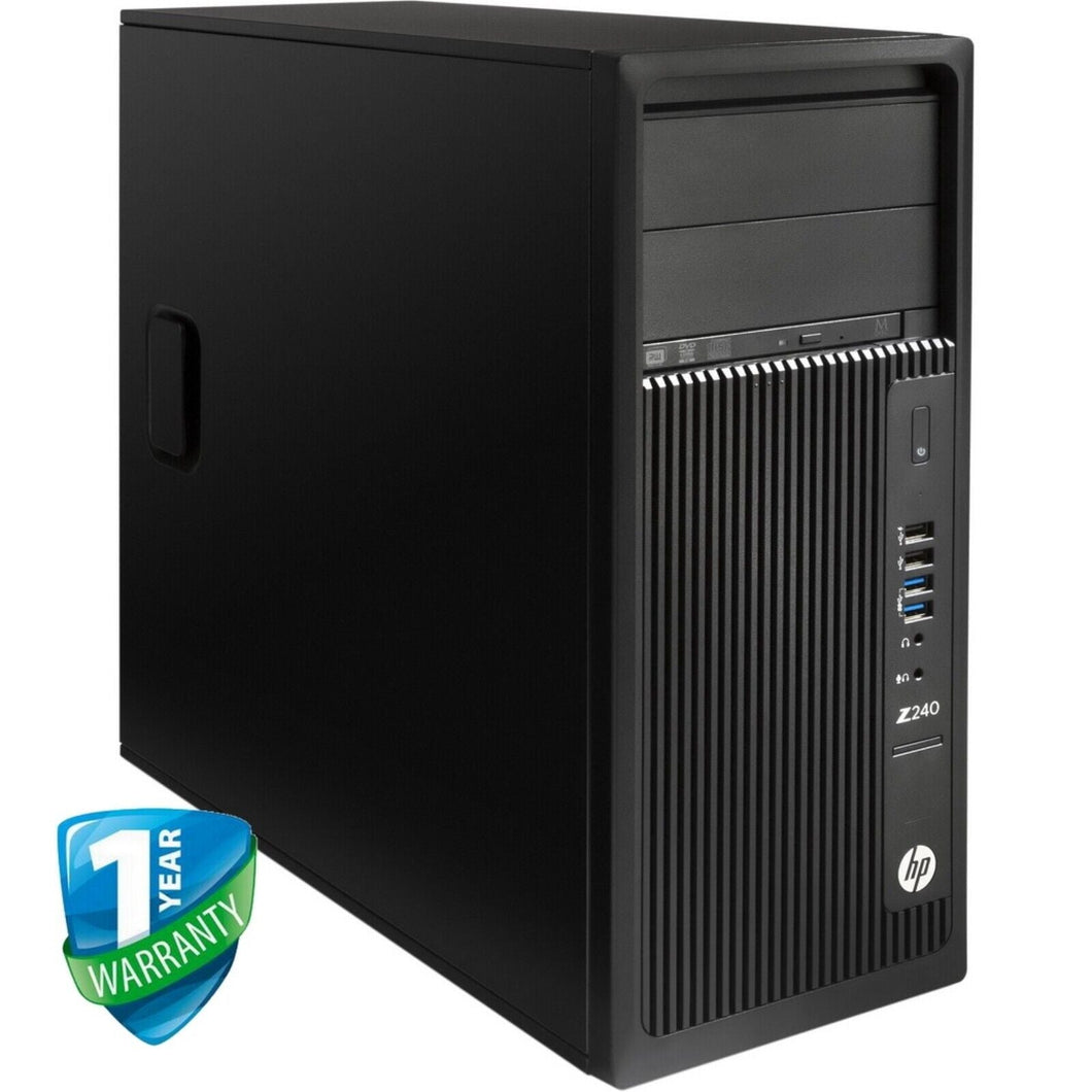 HP Z240 Workstation Tower (Silver)